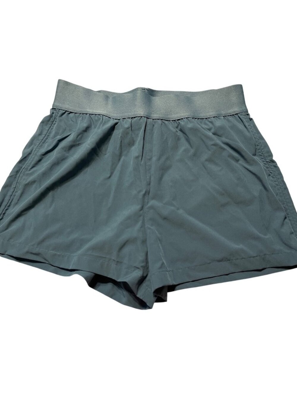 Halara High Waisted 2-In-1 Athletic Shorts 2 Teal XS With Pockets NWT
